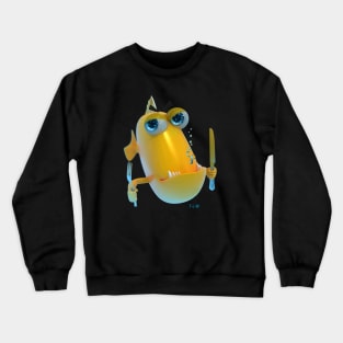 Hungry! The Dangerous Fish! 2 Crewneck Sweatshirt